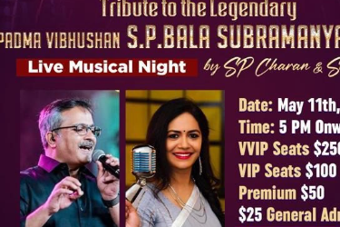 Sunitha & SP Charan Live in NEW YORK in Flushing, NY