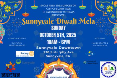 Sunnyvale Diwali Mela 2025 in Bay Area Festival of Lights in Sunnyvale, CA