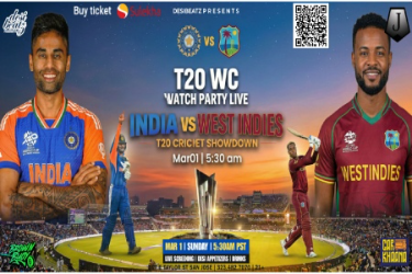 T20 WC Watch Party Live - India Vs West Indies