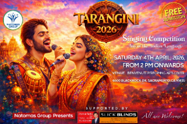 Tarangini 2026 - Singing competition for Juniors|Teens|Adults in Sacramento, CA