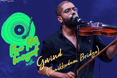 The multi talented Govind Vasantha the epic rock band, Thaikkudam Bridge in , 