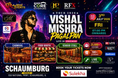 The Pagalpan Tour - Vishal Mishra in Schaumburg, IL