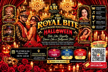 The Royal Bite – Bollywood Halloween Ball - Chicago Indian event on Fri, Oct 30
