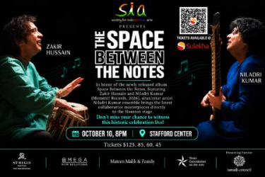The Space Between The Notes - Houston Indian event on Sat, Oct 10