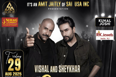 The Superhit Tour Vishal and Sheykhar Live in Pennsylvania 2025 in Bethlehem, PA