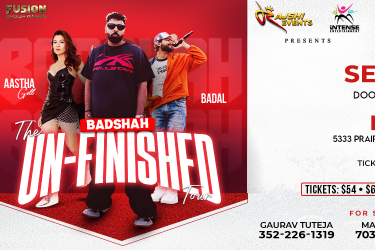 The Unfinished Tour: Badshah With Aastha Gill and Badal Live in Chicago in Hoffman Estates, IL