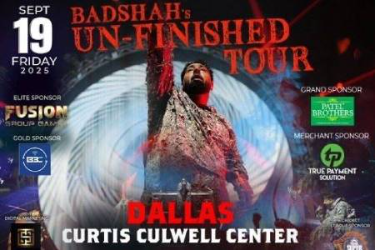 The Unfinished Tour: 10 years of Badshah LIVE In Dallas in Garland, TX