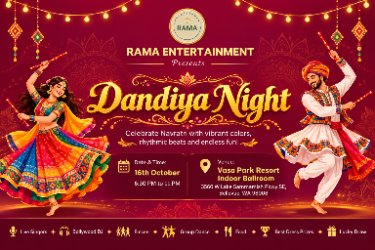 Dandiya Night with Live Band and Orchestra in Bellevue, WA