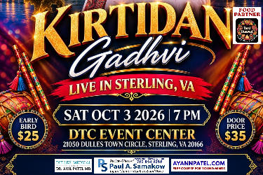 Kirtidan Gadhvi (The King of Raas Garba) 2026 - DMV Navratri in Sterling, VA