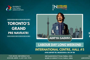Book Tickets for  Navrang Navratri Festival Canada 2026 With ADITYA GADHVI - MONDAY 7th September, 2026 in Mississauga, ON