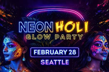 NEON HOLI Festival of Colors Bollywood Glow Party | DJ Prashant | Seattle in Bellevue, WA