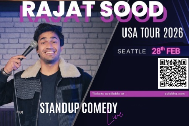 Rajat Sood Stand-Up Comedy Live 2026 in Seattle. in Bellevue, WA