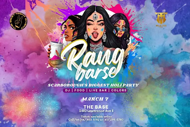 Book Tickets for  Rang Barse - Scarborough's biggest Holi party in Scarborough, ON
