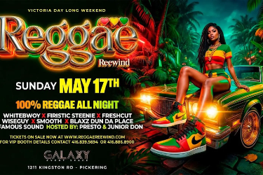 Book Tickets for  REGGAE REEWIND – Victoria Day Long Weekend Reggae Party | Pickering in Pickering, ON