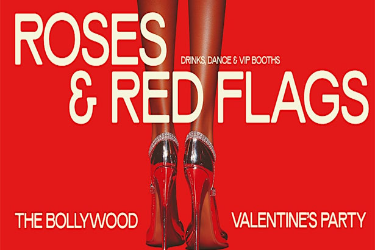 Book Tickets for  Roses & Red Flags – The Bollywood Valentine’s Party in Toronto, ON