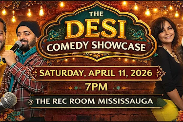 Book Tickets for  The Desi Comedy Showcase in Mississauga, ON