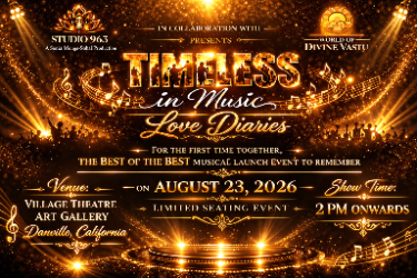Timeless in Music - Love Diaries Live Musical Event in Danville in Danville, CA