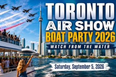 TORONTO AIR SHOW BOAT PARTY 2026 | WATCH FROM THE WATER in Toronto, ON