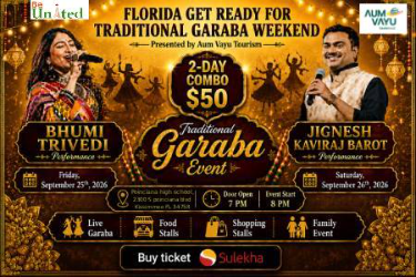 Traditional Garba Event with Jignesh kaviraj Barot in Florida