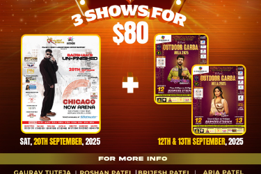 Triple Dhamaka Combo: Badshah + Jigardan Gadhavi + Rutvi Pandya in Hoffman Estates, IL