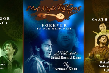 Midnight Ragas - Three Indian classical music concerts in one show in Schaumburg, IL