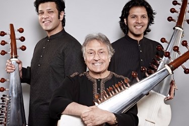 Ustad Amjad Ali Khan, Amaan & Ayaan Ali Bangash Live in Concert in Chicago in Rolling Meadows, IL