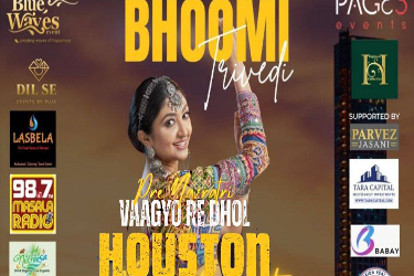 Vaagyo Re Dhol by Bhoomi Trivedi Live in Houston 2024 in Houston, TX
