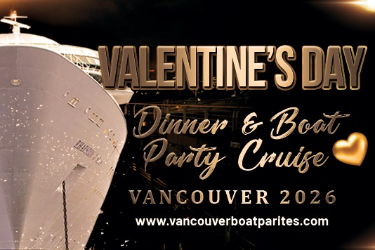 Valentine’s Day Boat Cruise Vancouver 2026 | Dinner & Dance Party in Vancouver, BC