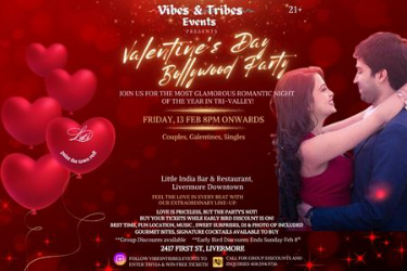 Valentine’s Day Bollywood Party in , CA