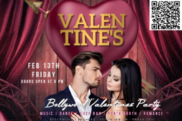 Valentine's Bollywood Night Party, Schaumburg, IL