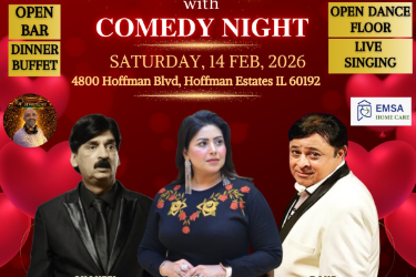 Valentine's Day Party with COMEDY NIGHT in Hoffman Estates, IL
