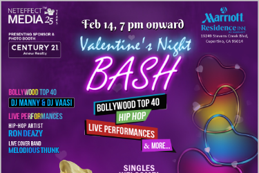 Valentine's Night BASH - Bollywood & More... in Cupertino, CA