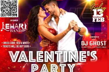 Valentines Party in Newjersey, Elizabeth, NJ