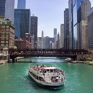 Chicago River & Lake Michigan