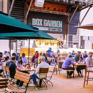 The Lexus Box Garden at Legacy Hall