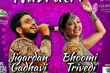 VIBRANT NAVRATRI: JIGARDAN GADHAVI - OCT 06 || BHOOMI TRIVEDI - OCT 07 in Edison, NJ