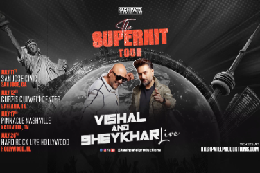 Vishal & Sheykhar The Superhit Tour in Miami in Fort Lauderdale, FL