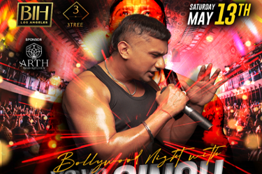 Yo Yo Honey Singh Live  Exchange Los Angeles on May 13th in Los Angeles , CA