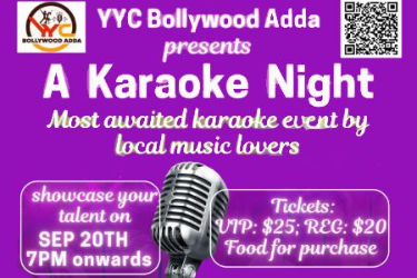 Yyc Bollywood Adda A Karaoke Night At Calgary