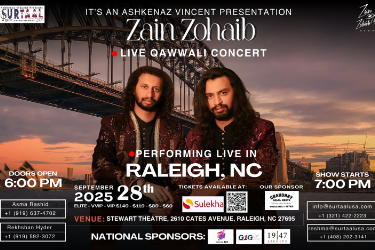 Zain Zohaib Qawwali Mehfil in RALEIGH, NC in Raleigh, NC