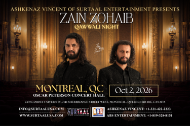 Zain Zohaib Qawwali Night in Montreal