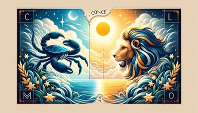 Cancer and Leo Love Compatibility