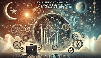 Key Elements to Analyze on Career Astrology with Yogas & Challanges
