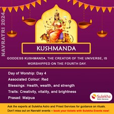 Fourth Day of Navratri: Worshipping Kushmanda Devi – The Creator of the Universe in New York, NY