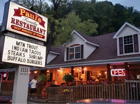 Paul's Family Restaurant in Cherokee, NC