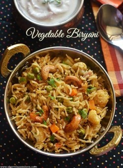 Homemade Veg Biryani in Rochester, MI