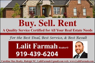 Lalit Farmah Realtor in Apex, NC