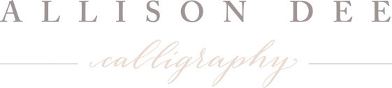 Allison Dee Calligraphy in Baltimore, MD