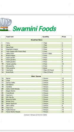 DAILY TIFFIN & CATERING (SWAMINI FOOD) in Columbus, OH