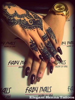 Elegant Henna Tattoos